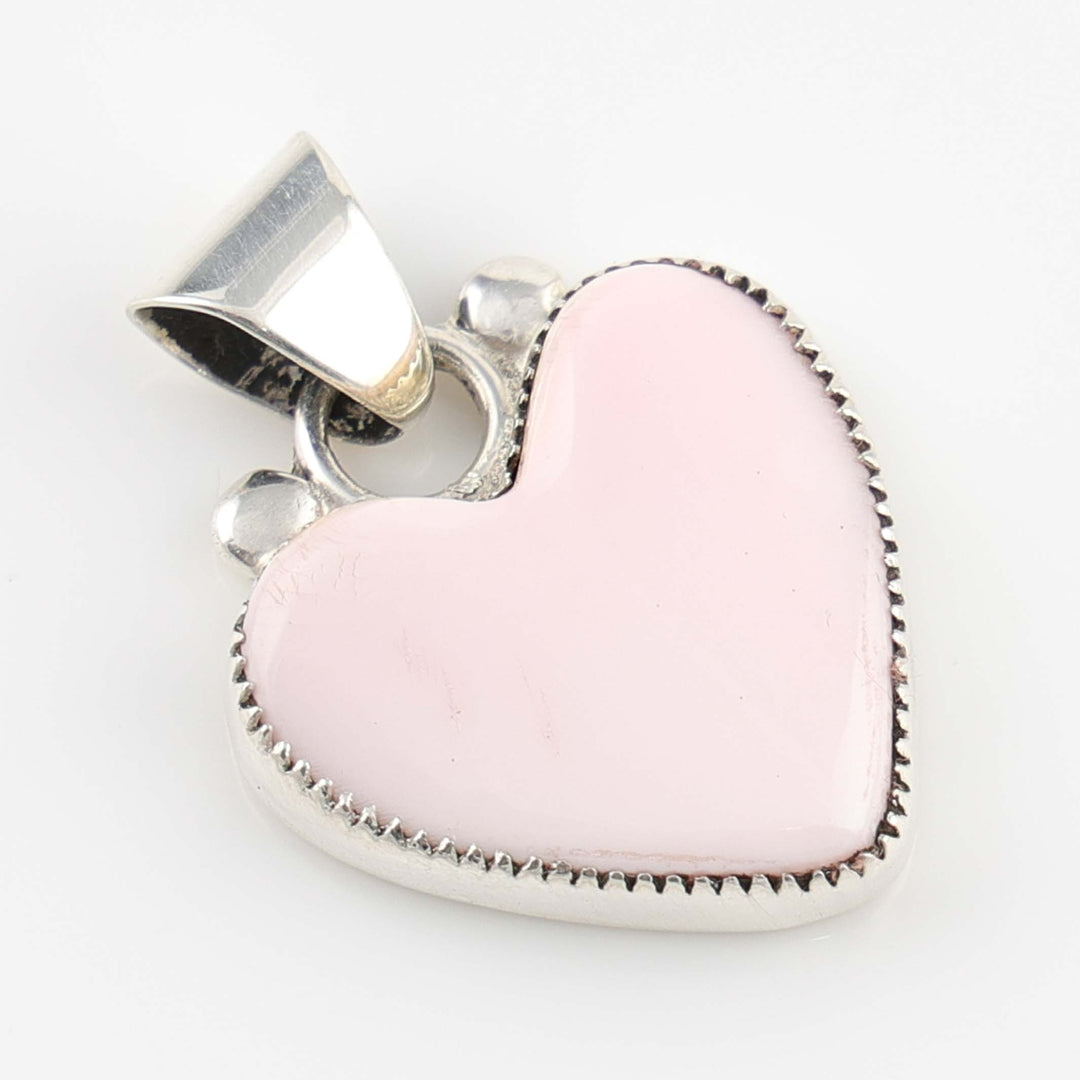 Conch Shell Heart Pendant