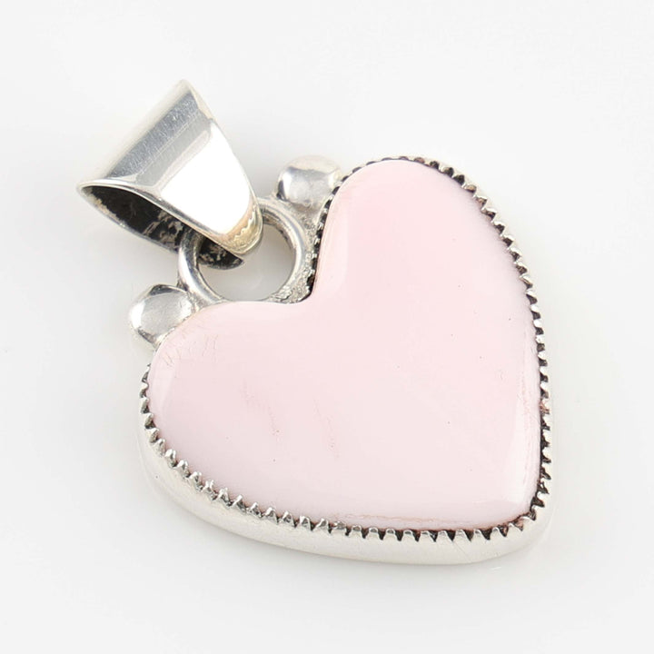 Conch Shell Heart Pendant