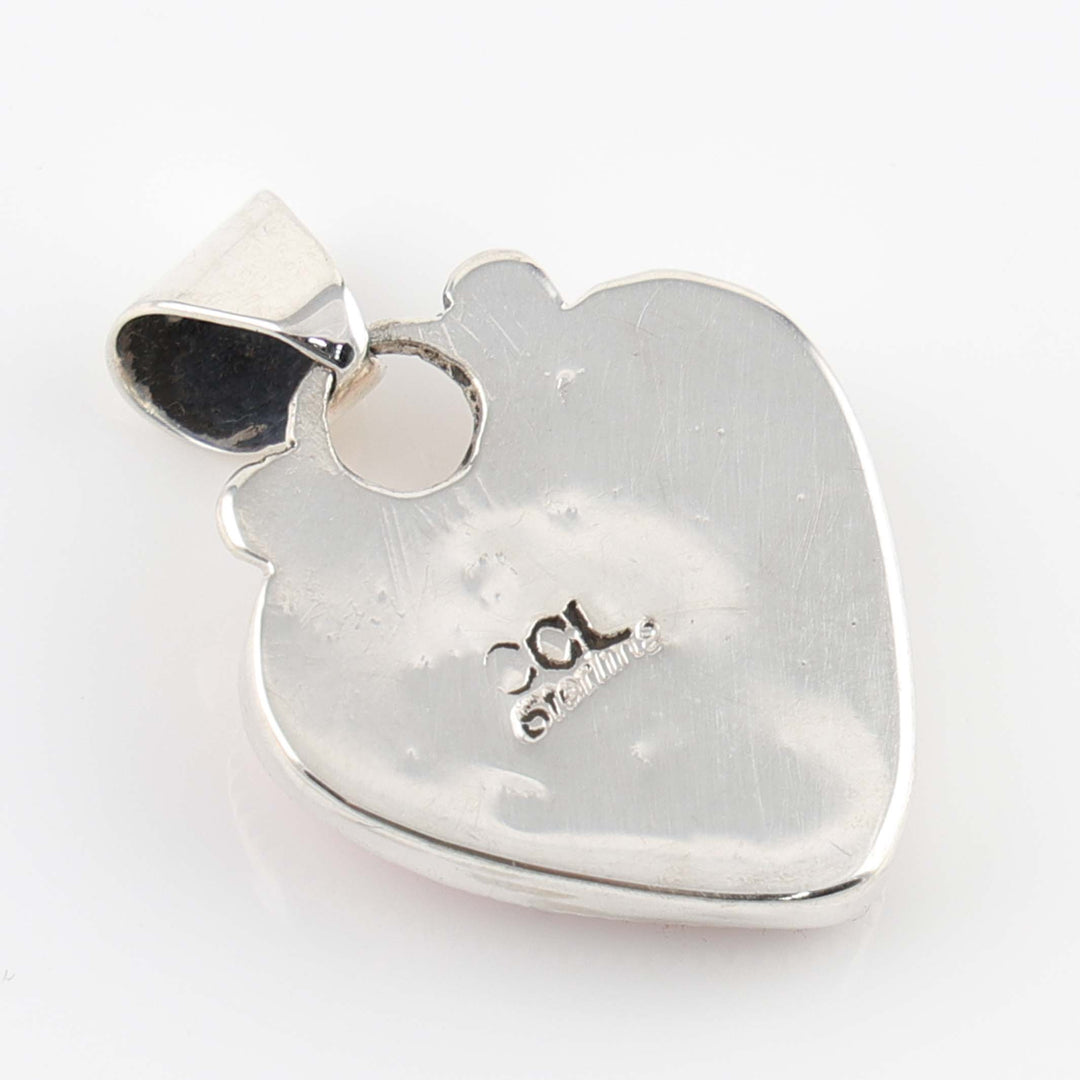 Conch Shell Heart Pendant