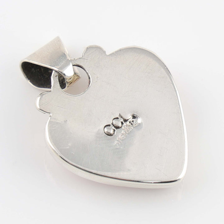 Conch Shell Heart Pendant
