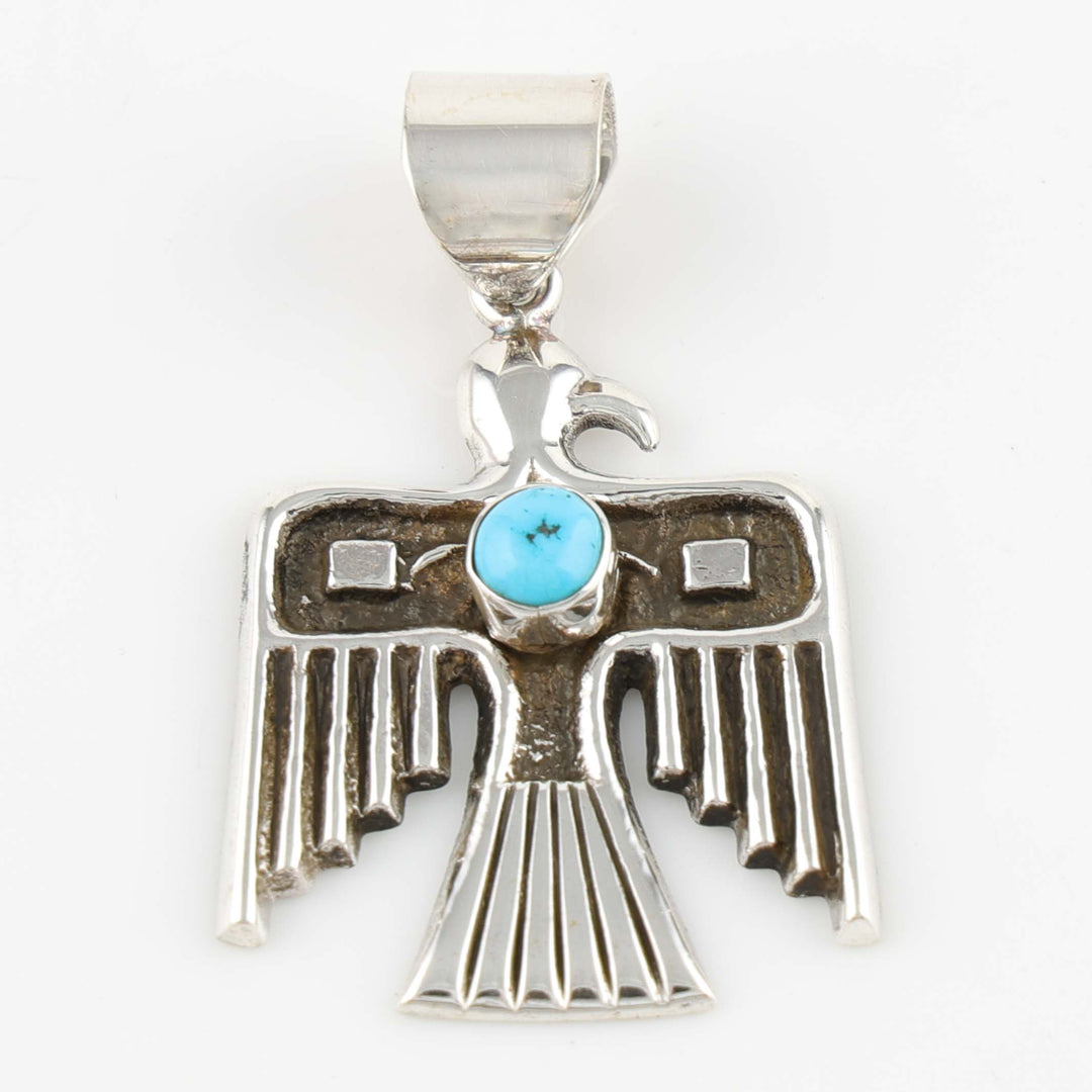 Turquoise Thunderbird Pendant