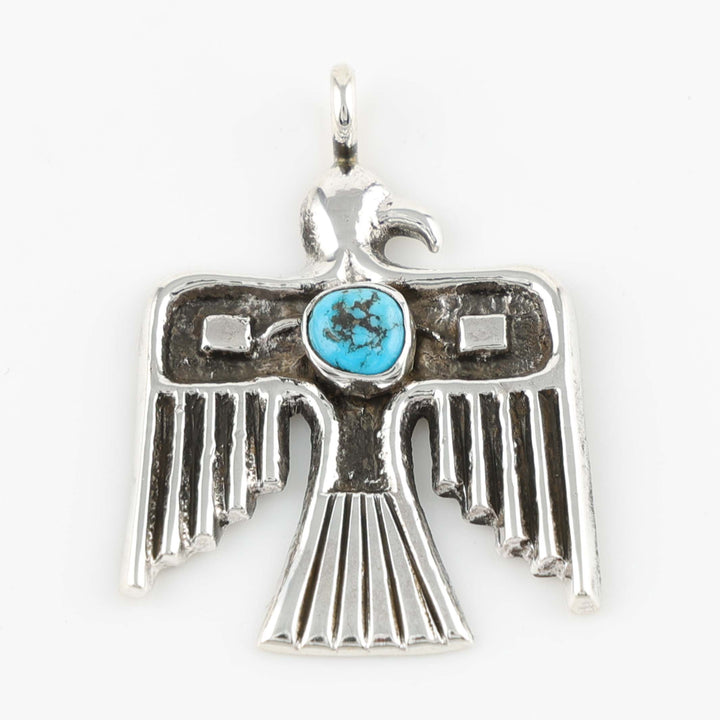 Turquoise Thunderbird Pendant