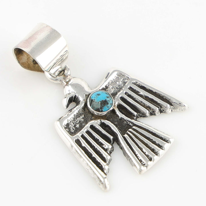 Turquoise Thunderbird Pendant
