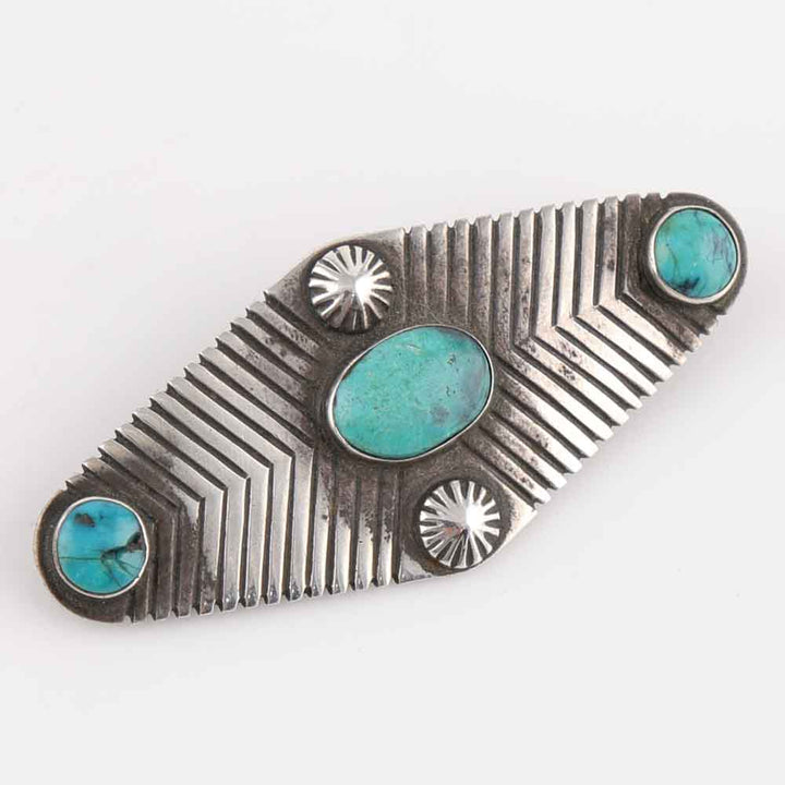 1940s Turquoise Pin