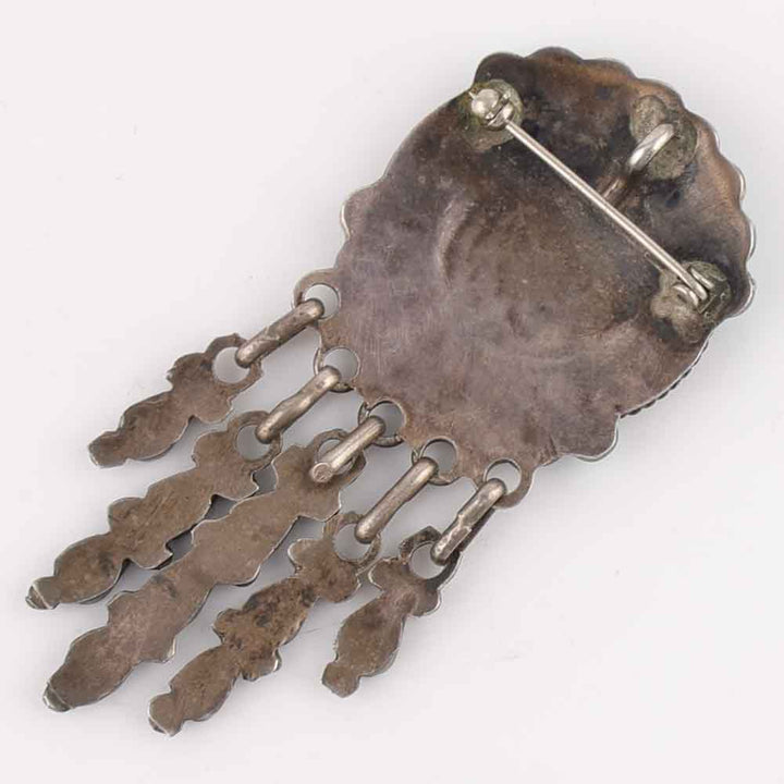 1940s Sunface Pin and Pendant