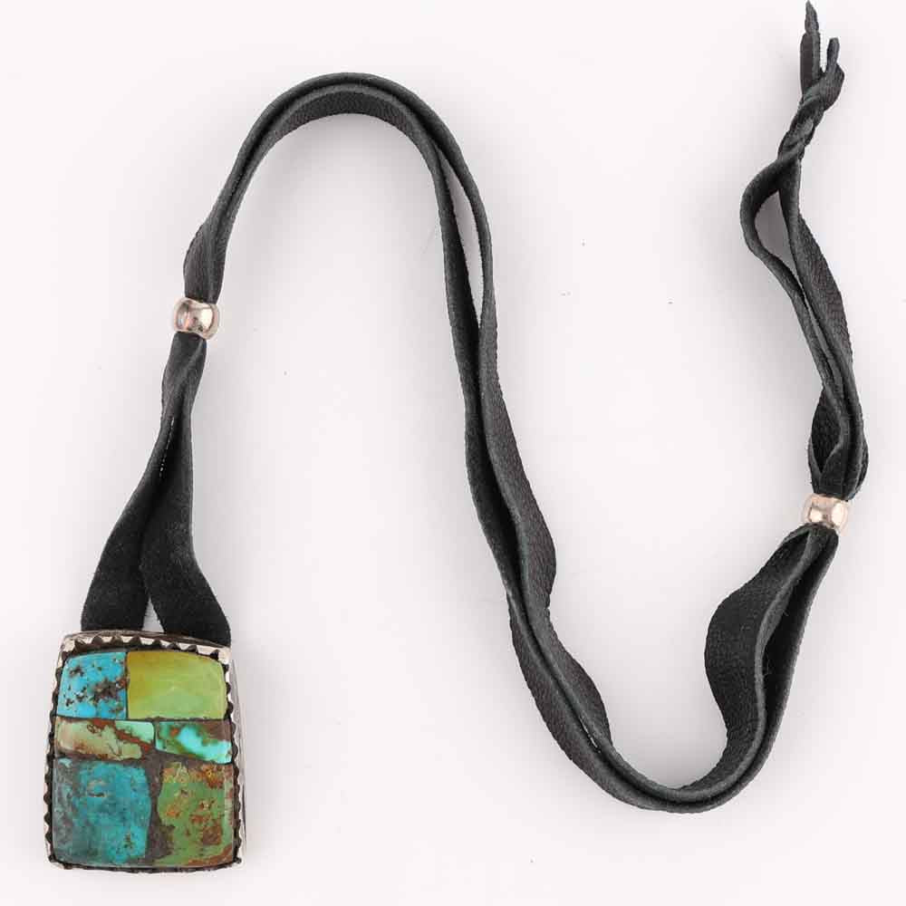 Turquoise Inlay Pendant