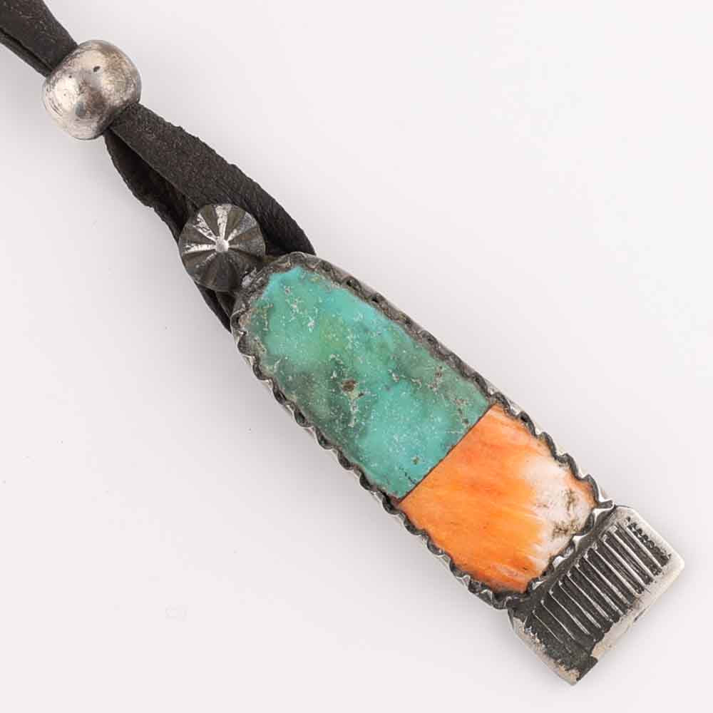 Turquoise and Spiny Oyster Pendant