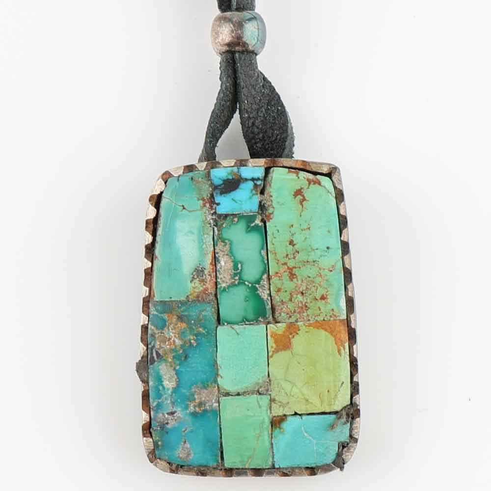 Turquoise Inlay Pendant