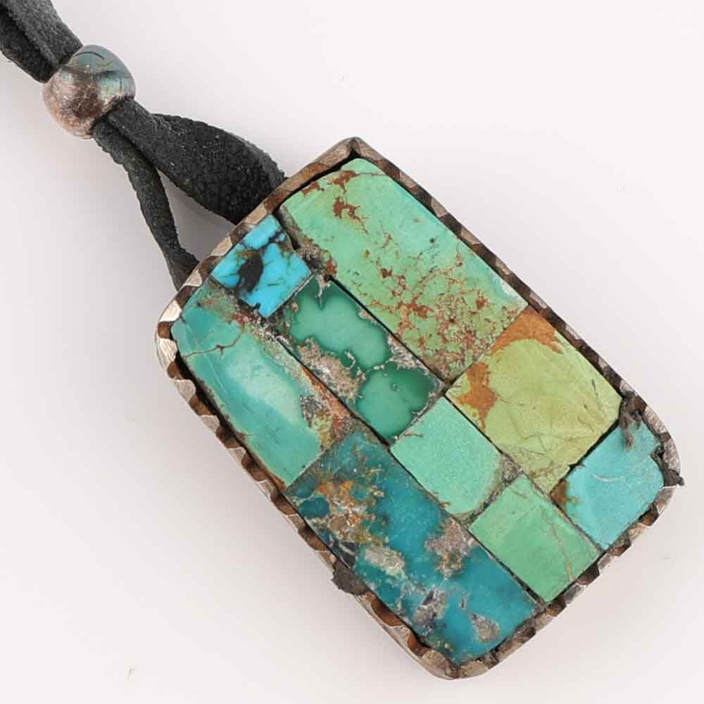 Turquoise Inlay Pendant