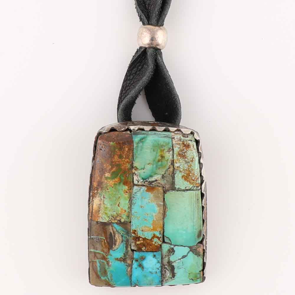 Turquoise Inlay Pendant