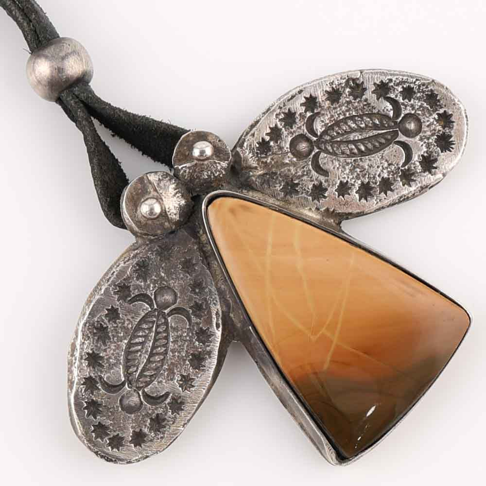Jasper Bug Pendant