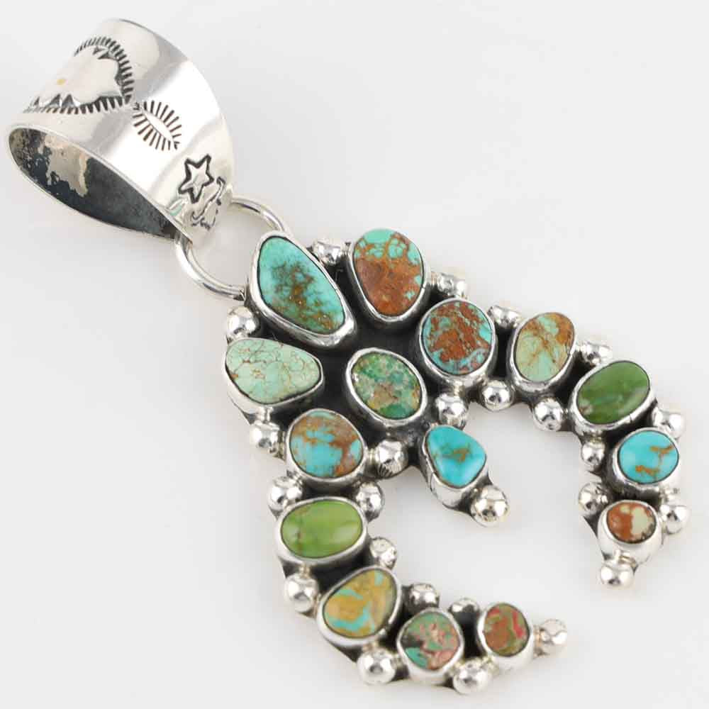Turquoise Naja Pendant