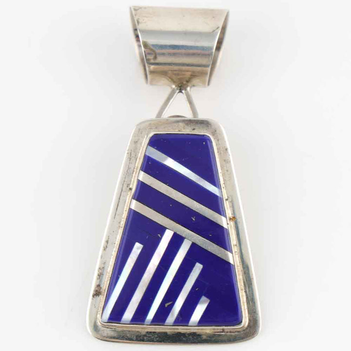 Lapis and Mother of Pearl Pendant