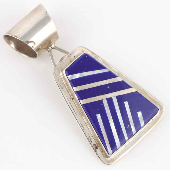 Lapis and Mother of Pearl Pendant