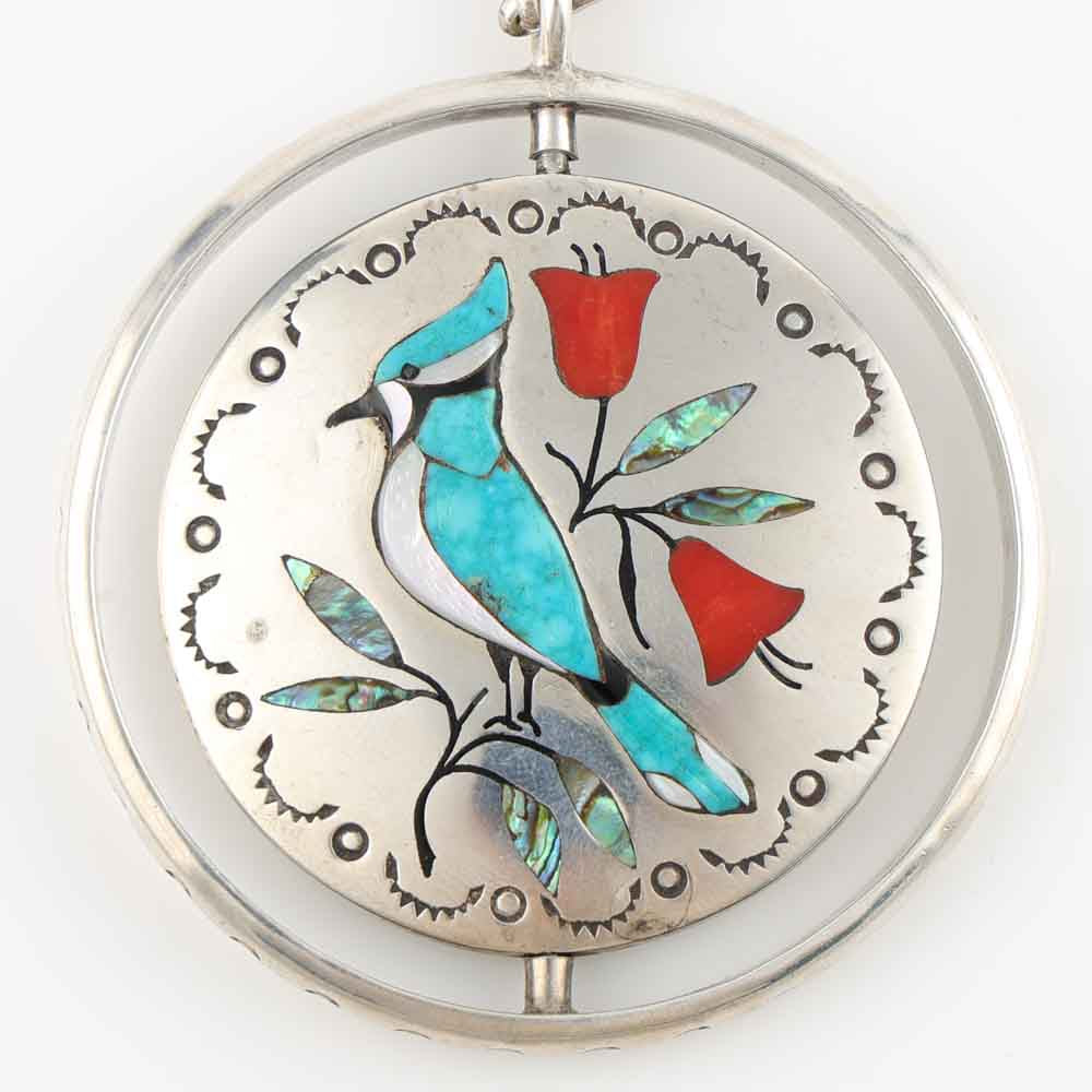 Inlaid Spinner Pendant