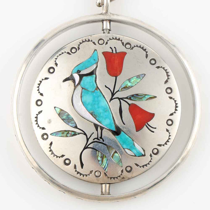 Inlaid Spinner Pendant