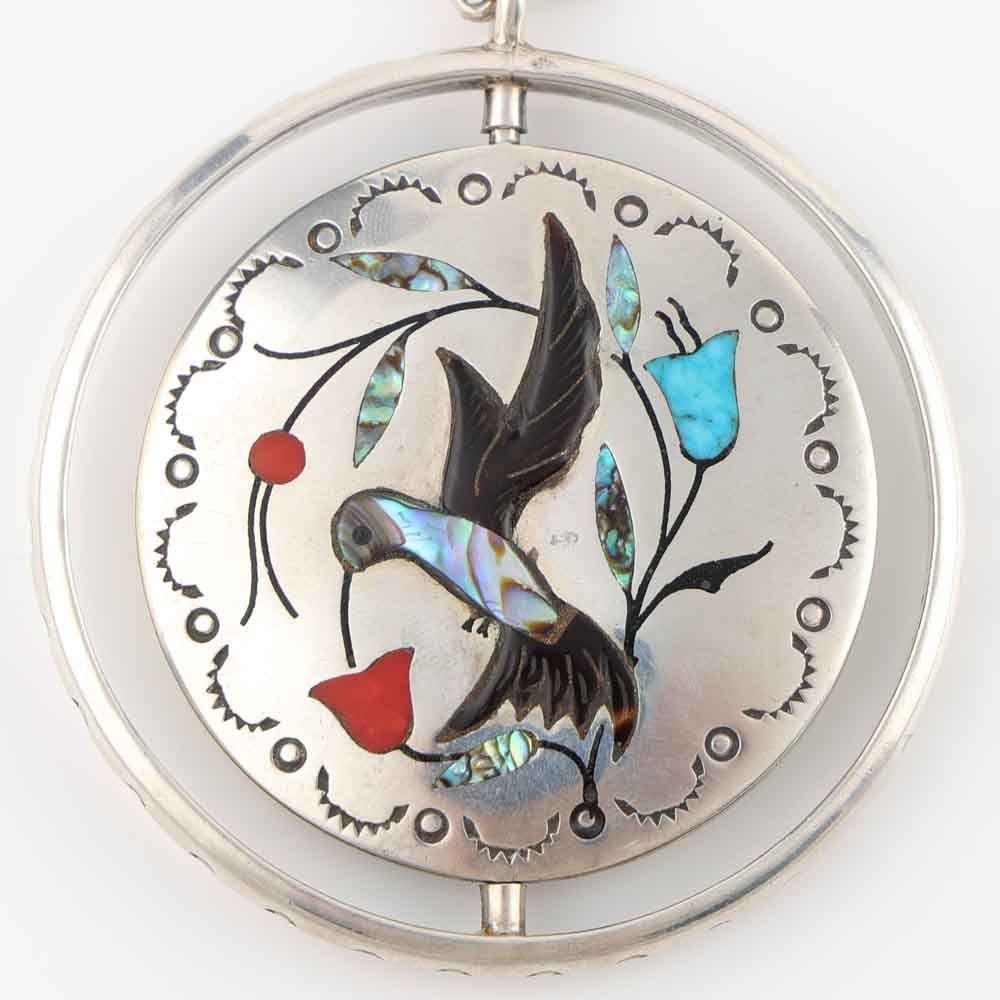 Inlaid Spinner Pendant