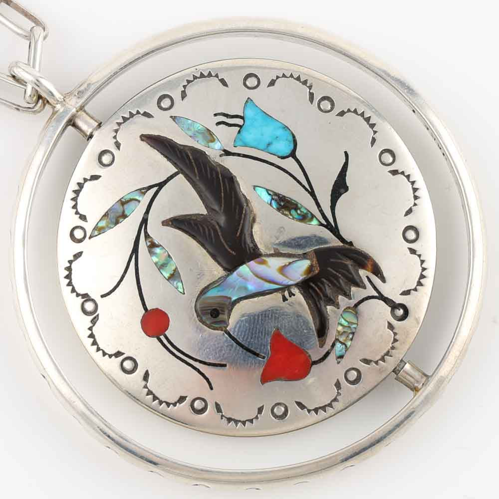 Inlaid Spinner Pendant