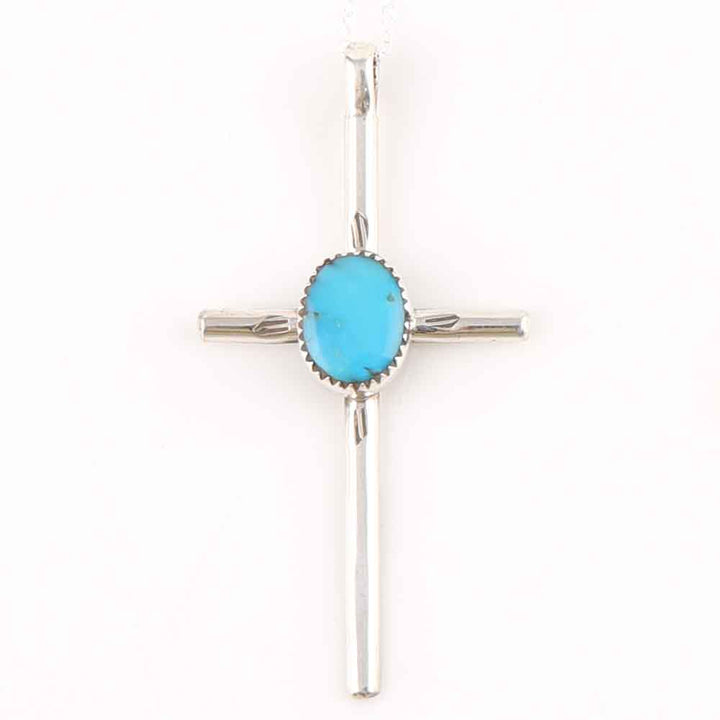 Turquoise Cross Pendant