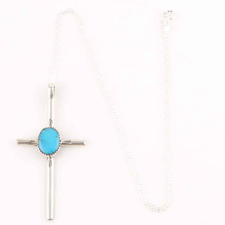Turquoise Cross Pendant