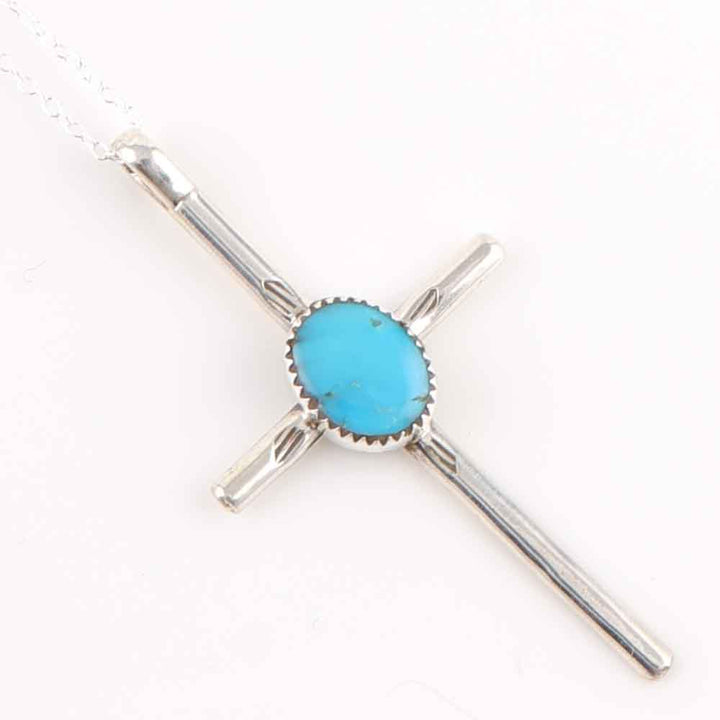 Turquoise Cross Pendant