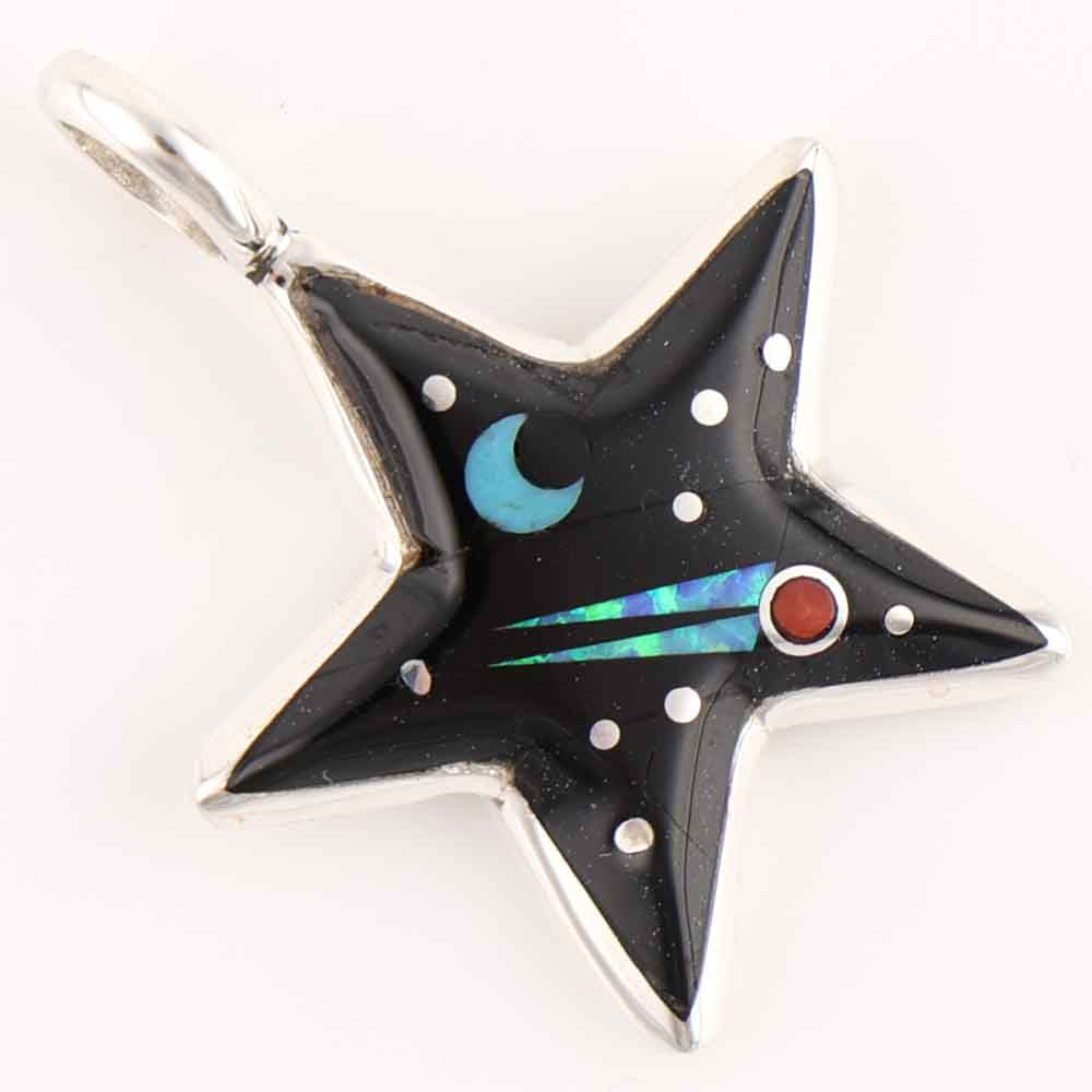 Inlay Star Pendant