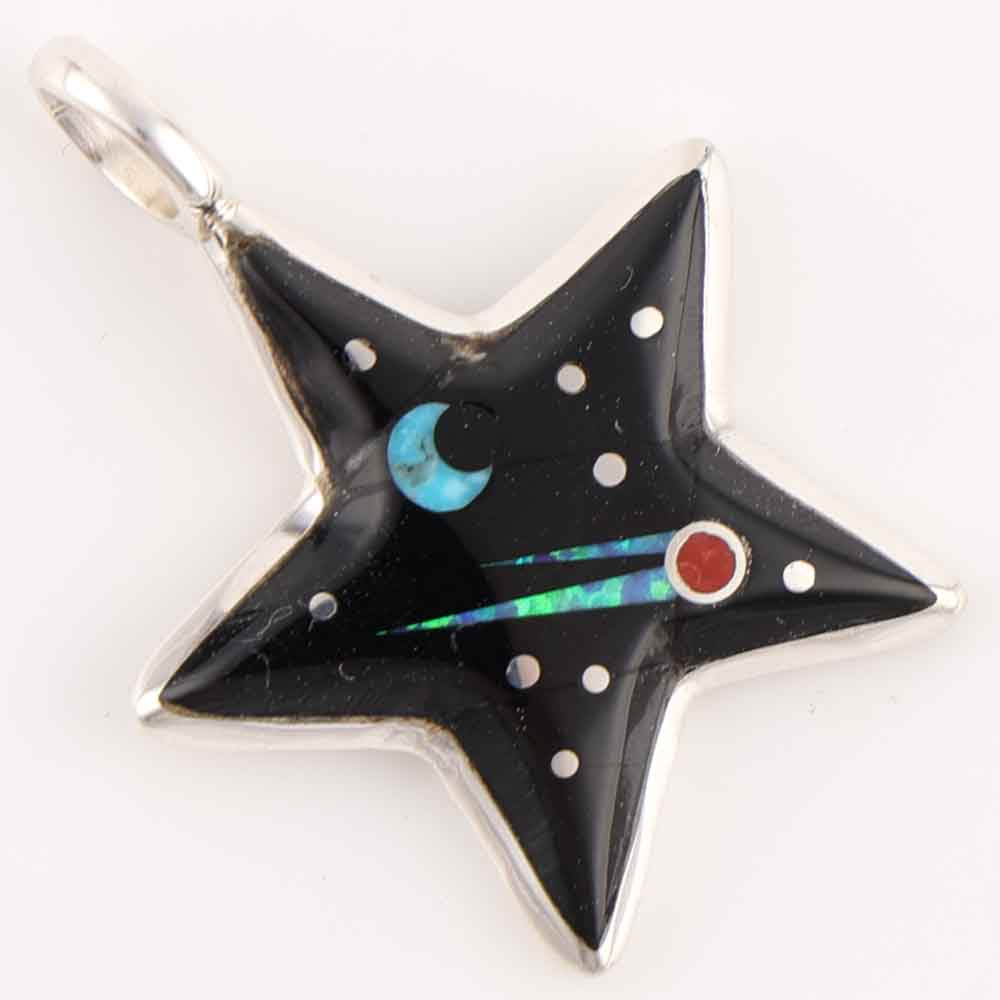 Inlay Star Pendant