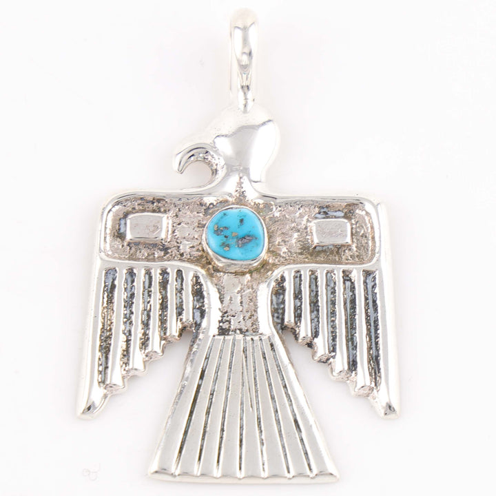 Turquoise Thunderbird Pendant