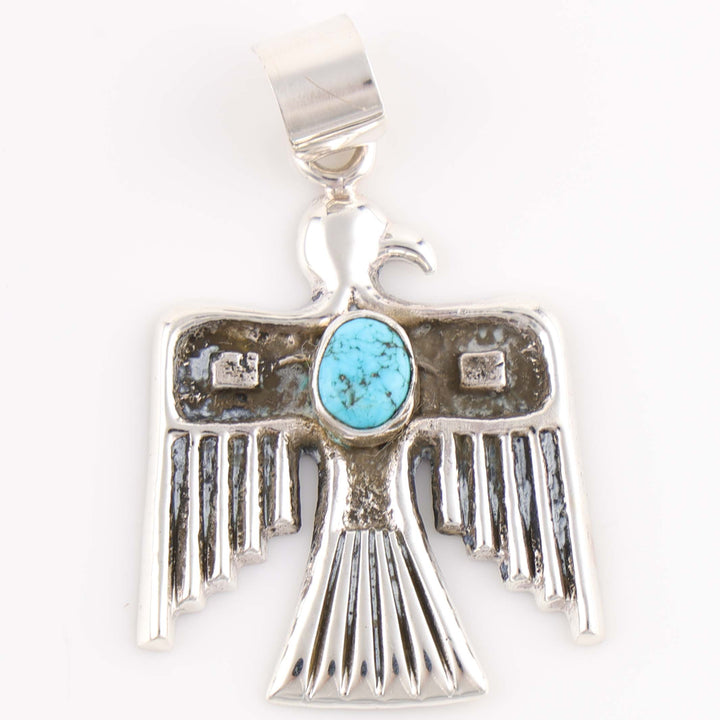 Turquoise Thunderbird Pendant
