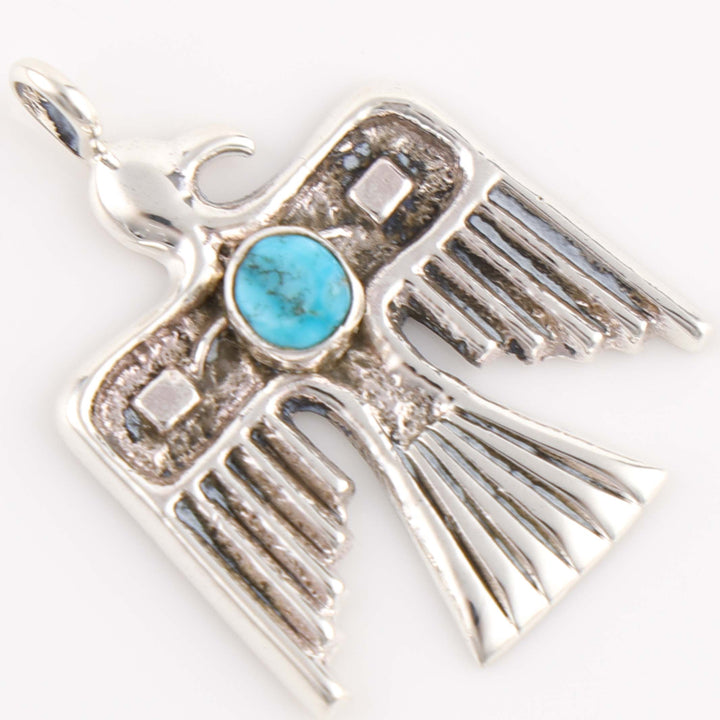Turquoise Thunderbird Pendant