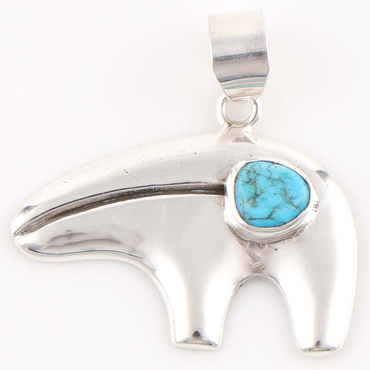 Turquoise Bear Pendant