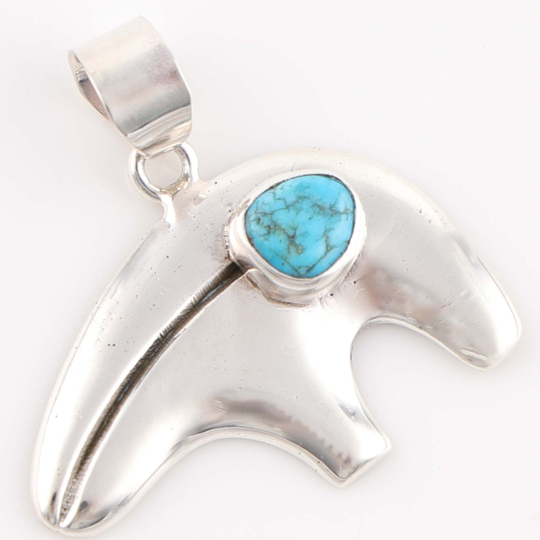Turquoise Bear Pendant