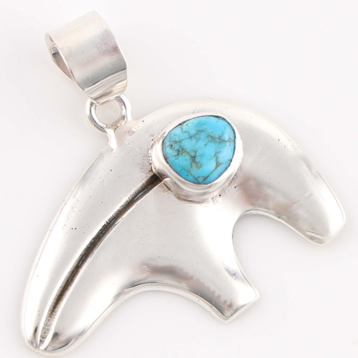 Turquoise Bear Pendant