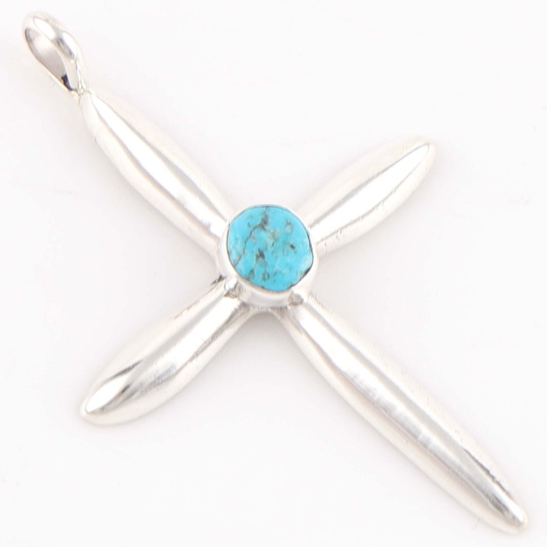 Turquoise Cross Pendant