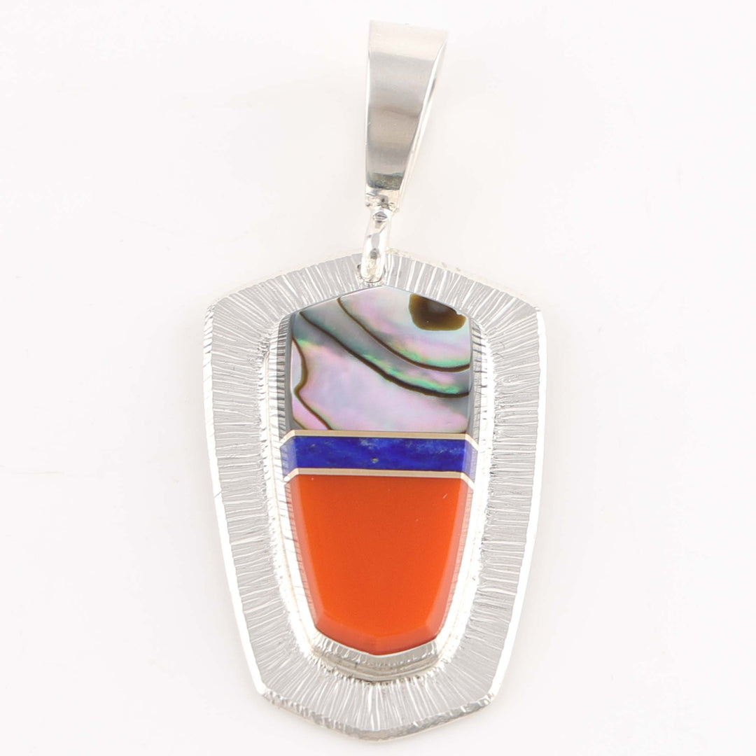 Multi-Stone Inlay Pendant