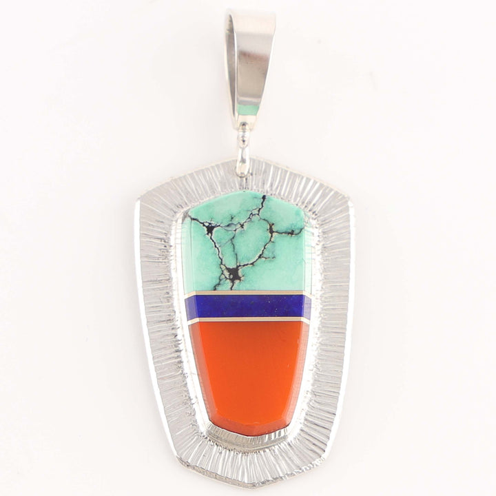 Multi-Stone Inlay Pendant