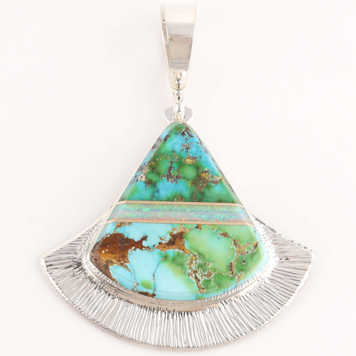Turquoise and Opal Pendant