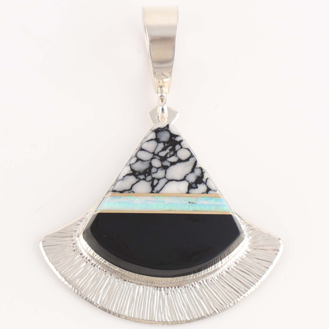 Multi-Stone Inlay Pendant