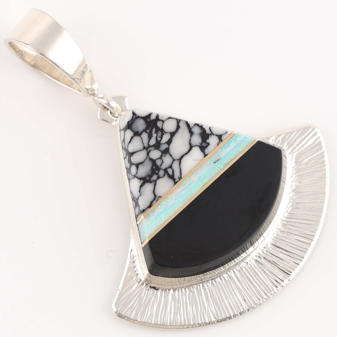 Multi-Stone Inlay Pendant