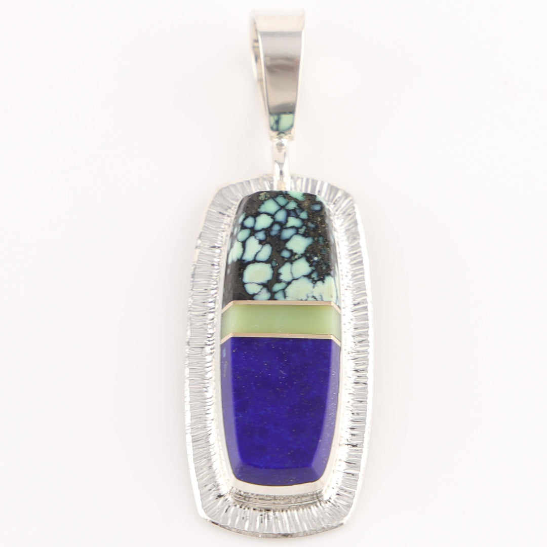 Multi-Stone Inlay Pendant