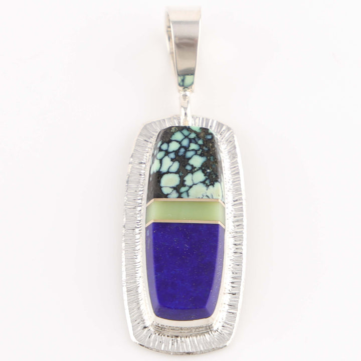 Multi-Stone Inlay Pendant