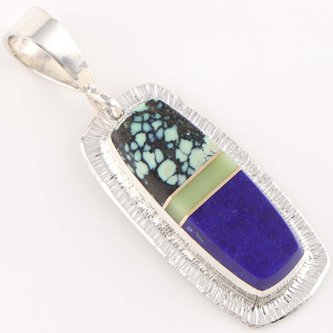 Multi-Stone Inlay Pendant