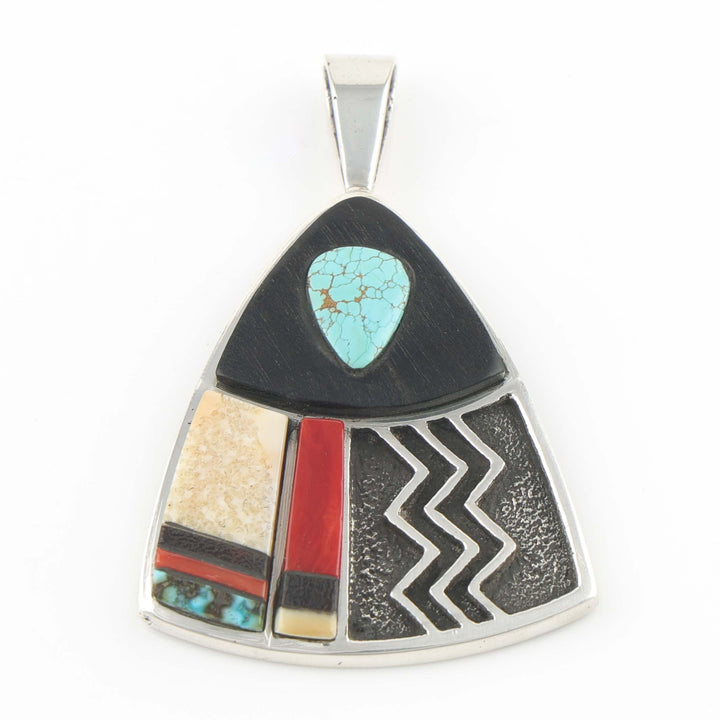 Multi-Stone Inlay Pendant