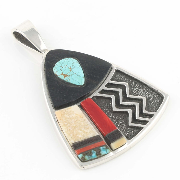 Multi-Stone Inlay Pendant