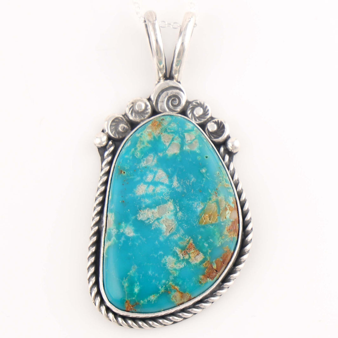 Fox Turquoise Pendant