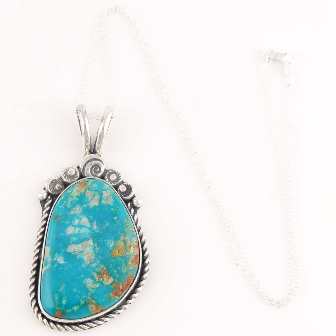 Fox Turquoise Pendant
