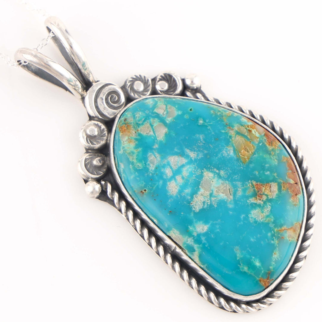 Fox Turquoise Pendant