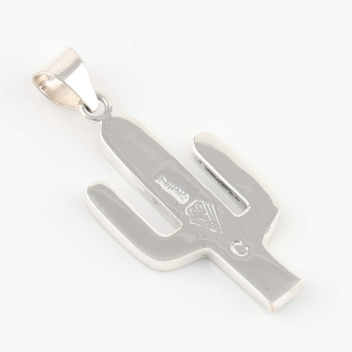 Inlay Cactus Pendant