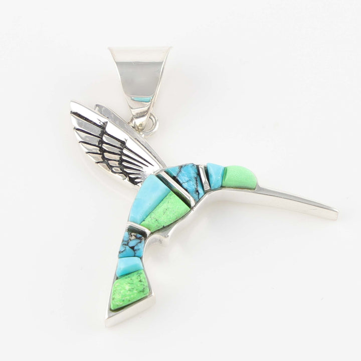 Inlay Hummingbird Pendant
