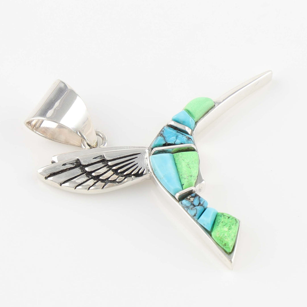 Inlay Hummingbird Pendant